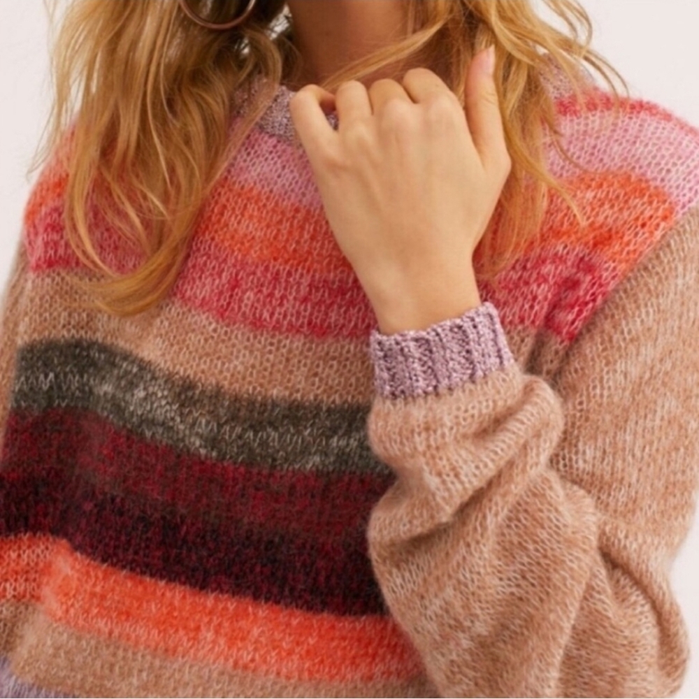 Free People Mini Sweater Dress - Picture 2 of 10